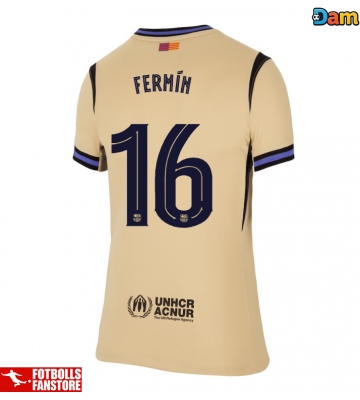 Barcelona Fermin Lopez #16 Bortatröja Dam 2025-26 Kortärmad